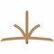 Ekena Millwork Davenport Timber Gable Bracket, Western Red Cedar, 72"W x 42"H x 3 1/2"D x 3 1/2"F, 14/12 Pitch GBW072X42X0404DAV00SWR - alternate 1